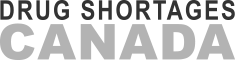 Canadian Drug Shortages Logo